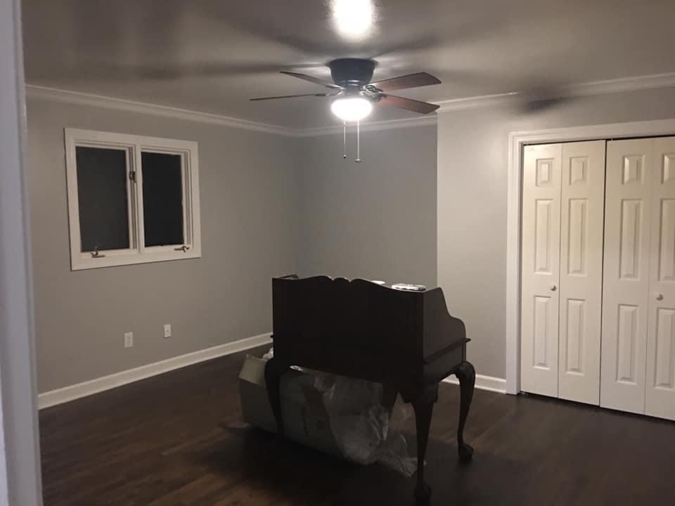 Freshly painted interior completed by LETUS Maintenance