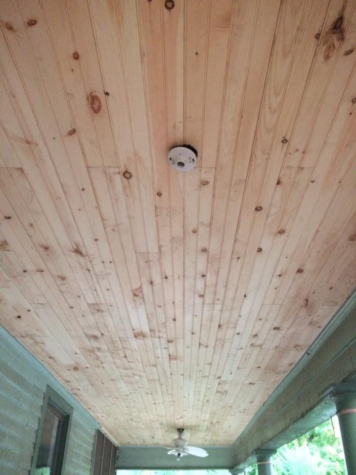 Porch Beadboard Ceiling