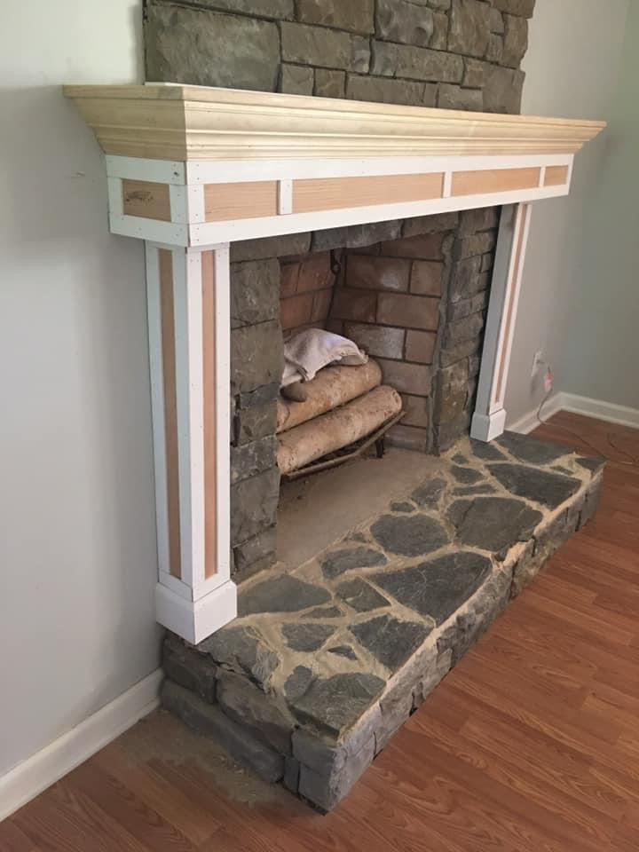 Fireplace & Mantel Renovation project photograph 3