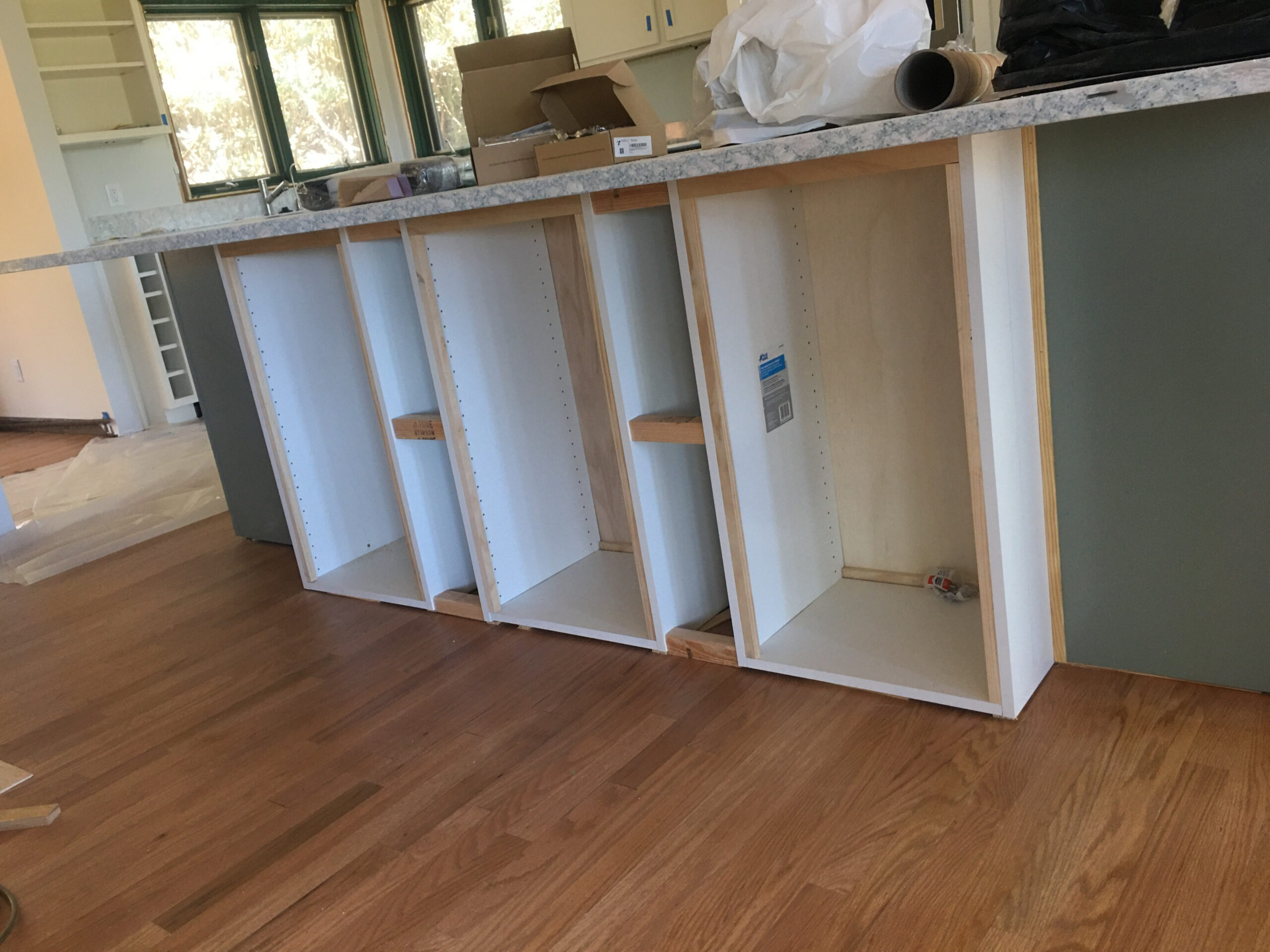 Kitchen Island Installation project photograph 2