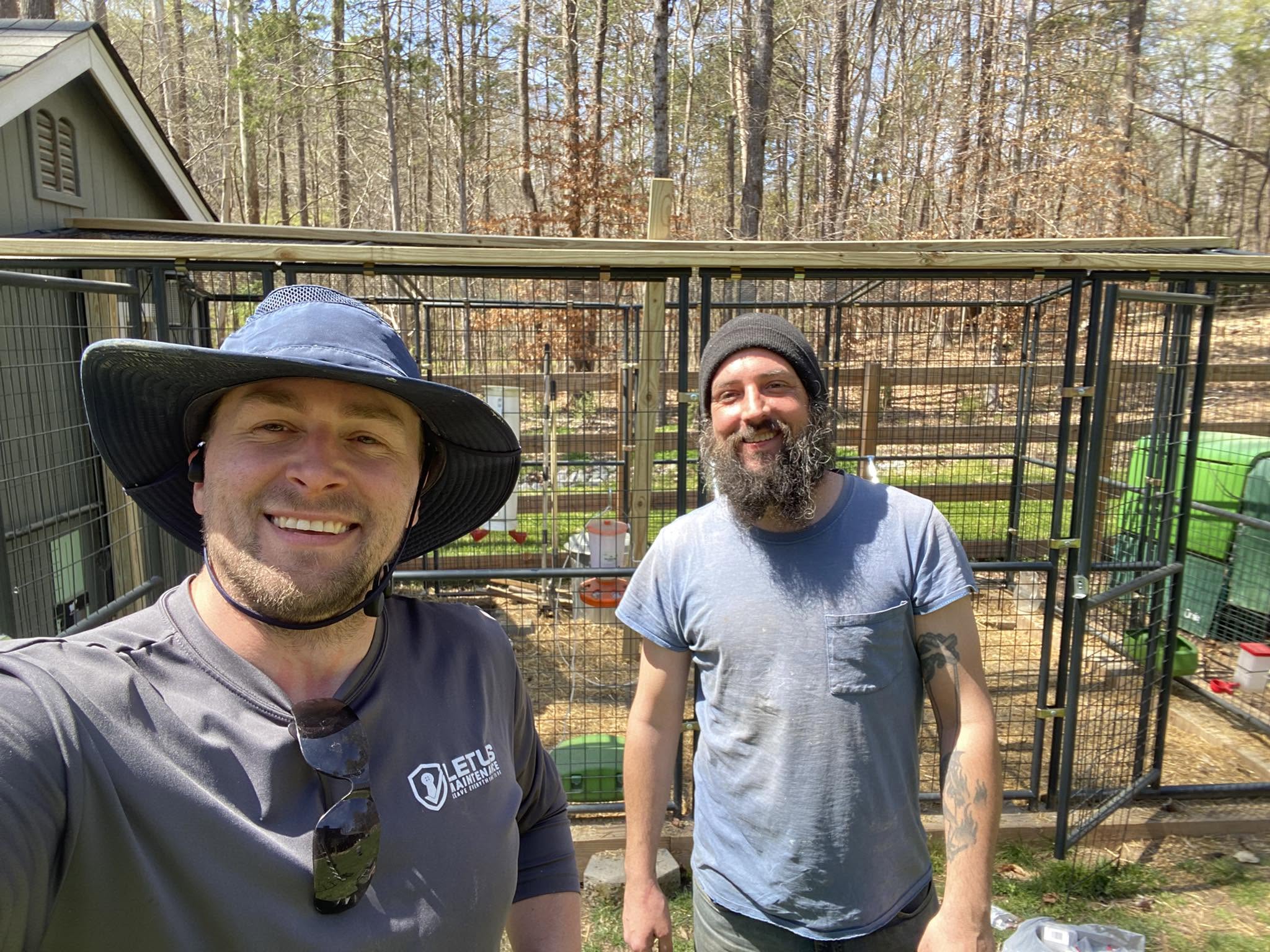 LETUS Maintenance crew members at a residential property